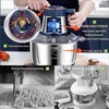 Electric Food chopper,18/10 Stainless Steel Food Processors,3 Liters Large Capacity