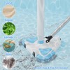 2025 Enhanced TidyMister Pool Vacuum Head with Wheels,Steering Handle Swimming