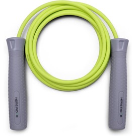 Hererope Weighted Jump Rope for Beginners - 6mm Steel Cable Tangle-free Jump Rope with Ball Bearings Comfortable Grip for Men and Women, Perfect for Cardio Boxing, Crossfit, Speed Training & Full Body