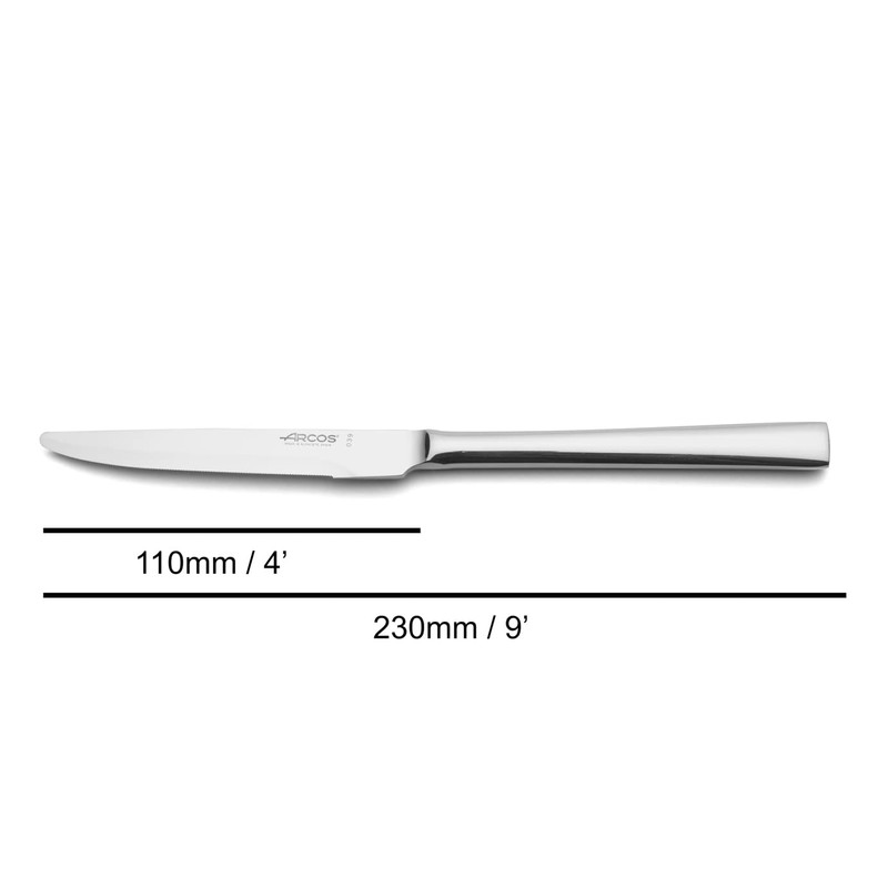 Arcos Stainless Steel Table Knife, Durable 110 mm Blade for