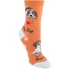 Women's My Pup Crew Novelty Socks, Beagle