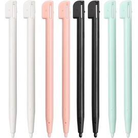 VEOIRXU Pack of 8 Pens for 3DS XL - 3ds Pen - Stylus Pen for Pen Tip Game Console Stylus Plastic Game Console Accessories (4 Colours)