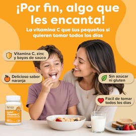 Renzo's InvinC KIT 3 | Vitamina C + Zinc para Niños | 60 Tabs Masticables sin Azúcar | Sabor Naranja