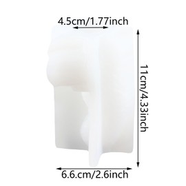 XIAOSHUI Goddess Mother Earth Candle Mold Mother Earth Candle Silicone Molds Mother of Earth Resin Casting Mold for Candle Home Decorate Mold Candle Making Mold Aromatherapy Gypsum Candles Clay Craft