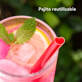 Prurex 300pcs Heart Shaped Pink Straws, Individually Wrapped Disposable Drinking Straws for Galentine's Brunches,Cocktail, Birthday Parties, Pastel Weddings & Bridal Shower Decorations (8mm Bulk)