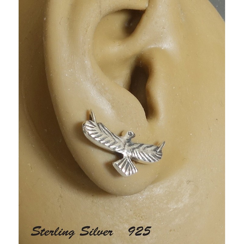 STERLING SILVER 925 AMTHGPS-043 Single Ear Sterling Silver 925 Earrings