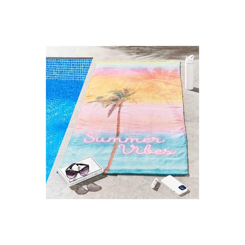Catherine Lansfield Summer Vibes Strandtücher, 2 Stück