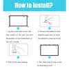 Projector Screen Portable Foldable Projection Screen for Home Theater Camping