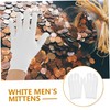 MAGICLULU 6Pairs Cotton Work Gloves for Men Comfortable Jewelry and