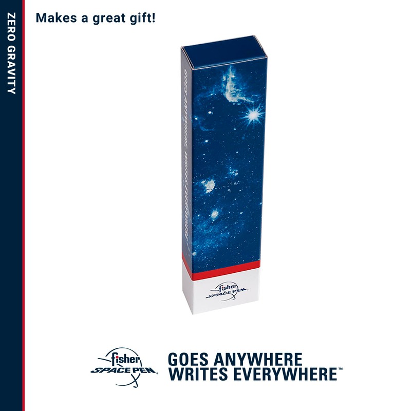 Fisher Space Pen Zero-Gravity Space Pen, Ballpoint, Matte Black Rubber