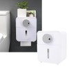 Waterproof WallMounted Toilet Roll Paper Rack Holder with Top Shelf