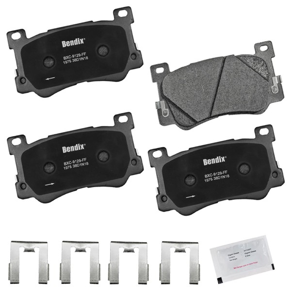 Bendix Bendix Priority1 CFC1975 Ceramic Front Brake Pads for Genesis