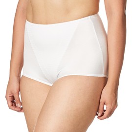 Playtex, PLAYCLASSICS - Panty Corte completo Con Control Abdominal, XG, Blanco