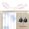 Tanxih Corner Shower Curtain Rod Adjustable Stainless Steel L Shaped