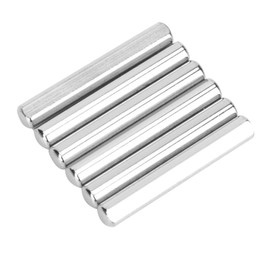 YWBL-WH D-Shaft, 6Pcs Stainless Steel D-Shaft Toy Car Gear Axle Industrial Robot Parts 40mm X 6mm, Stainless Steel Rods
