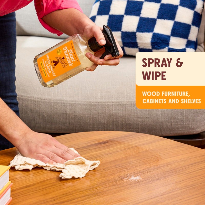 Aunt Fannie's All Purpose Wood Spray Cleaner, No-Wax Formula, Perfect