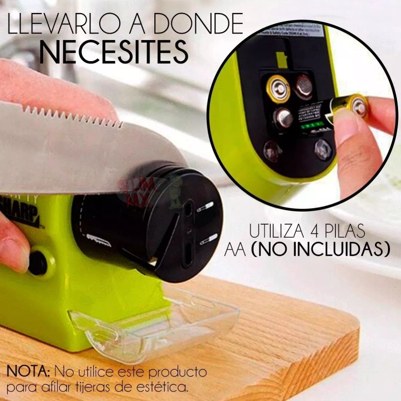 DAS Afilador De Cuchillos Motorizado Eléctrico Portátil Multi