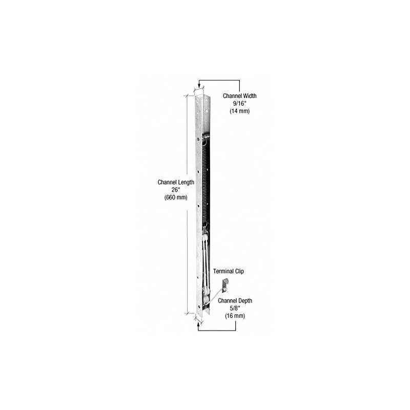 26" Window Channel Balance; 2530 or 25C