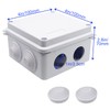 MABUSIYI IP65 Waterproof Junction Box, ABS Plastic Electrical Outdoor Junction