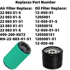 22 883 01-S1 Air Filter XT1 LT42 Oil Change Kit for