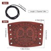 GORGECRAFT Pack of 2 Leather Cuff Bracelets, Medieval Armour, Bracers,