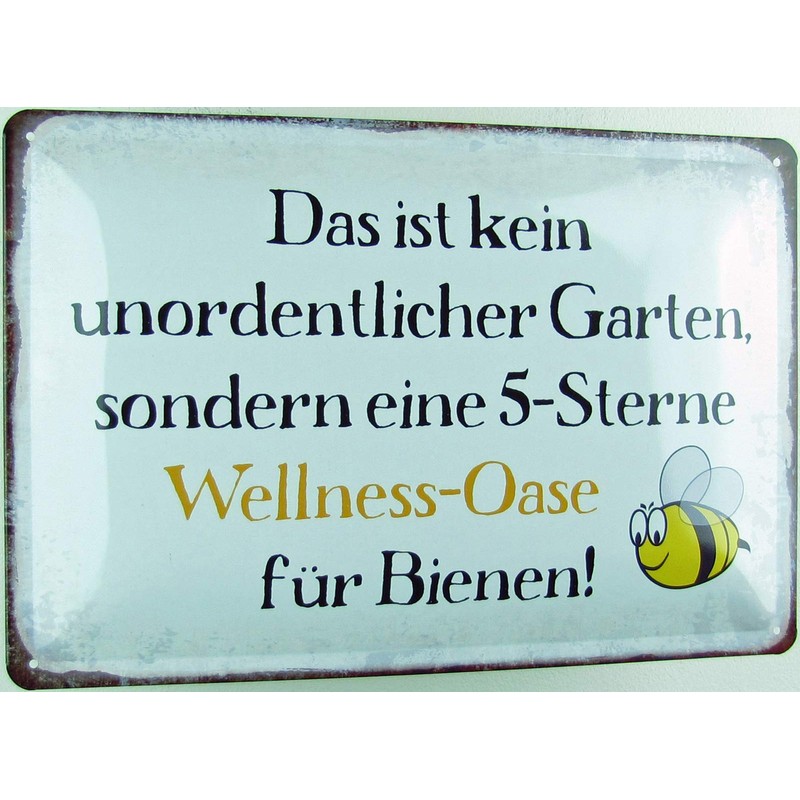 Tin Sign 20 x 30 cm Curved "Das ist kein