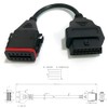 PARANNIC OBD2 Diagnostic Cable for Komatsu 12 Pin for Cummins