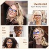 EASY READ 3 Pairs Reading Glasses for Women, Squre Computer
