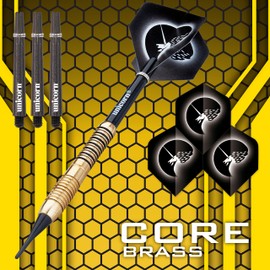 Unicorn Soft Tip Darts Set | Core Brass Barrels | Style 2 | 16 g