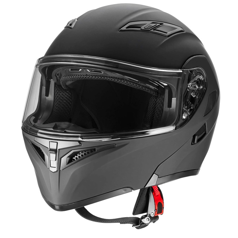 Rapido Boutique Collection Snowmobile Motorcycle Dual Visor Flip Up Modular