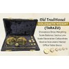 Antique Traditional Goldsmith Brass Weighing Scale Balance Justice Law Scale