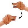 Andux Animal Hand Puppet Realistic Soft Rubber Interactive Role Play