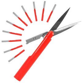 JubileeYarn Penblade Pen-Style Portable Travel Scissors Bulk Pack - Red - 10 Pairs