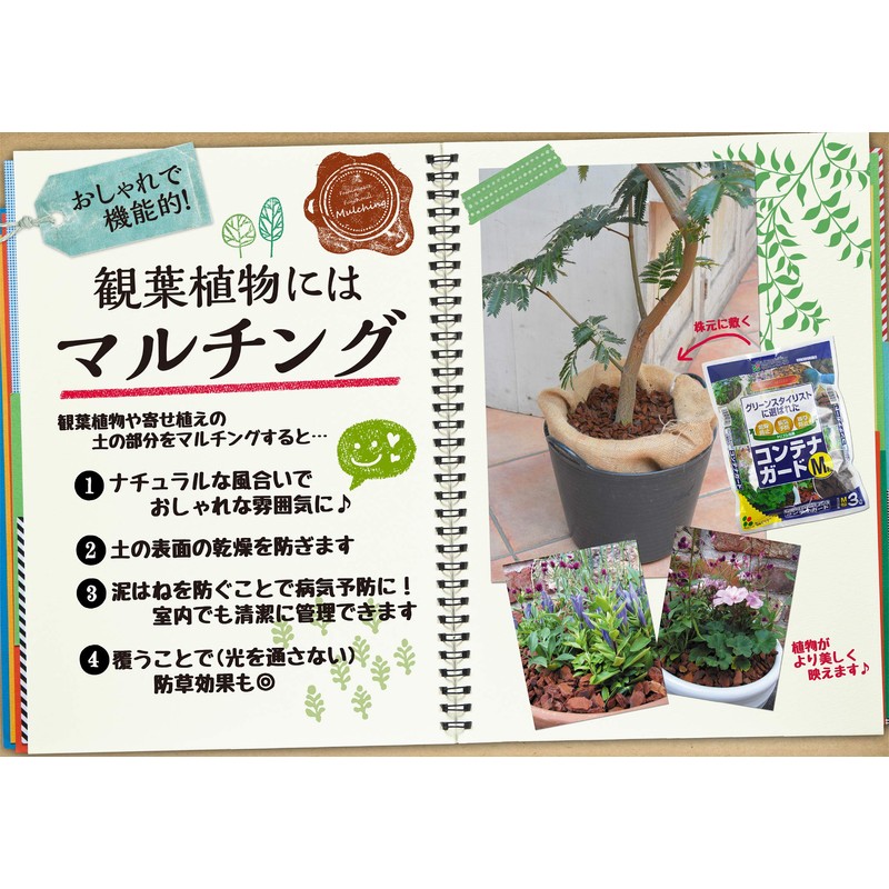 Hanagokoro Mulching Container Guard S 3L