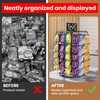 Chip Rack Display Stand 5 Tier 60 Clips 360° Rotation
