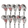 Leather Golf Club Iron Head Covers 10 Piece Set Union