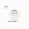 4 pezzi di toppe in PVC con anello D in