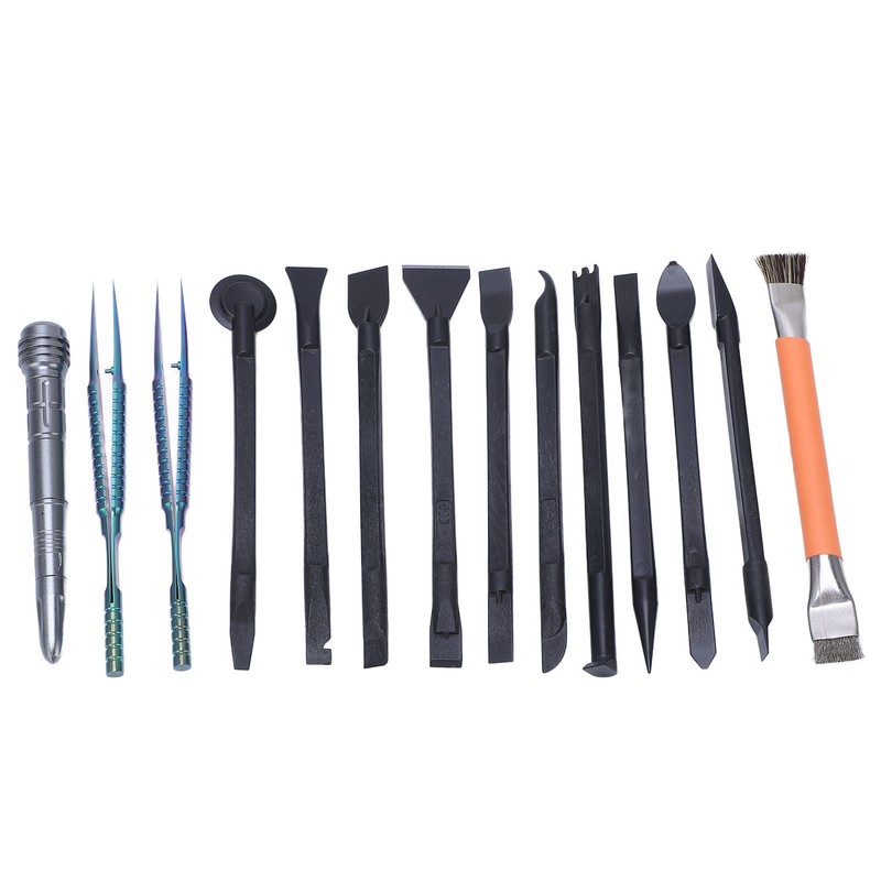 14 Pcs Electronics Repair Tool Kit Spudger Screen Breaker Brush