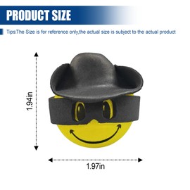 UHANBUT Cowboy Car Antenna Topper, Cute EVA Vehicle Antenna Foam Ball Decoration, Easy to Find Car in The Parking Area, Universal Funny Doll Auto Exterior Accessories for Truck SUV (Cowboy)