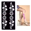 7 Sheets Flower Pendant Henna Tattoo Stencil Temporary Hollow DIY
