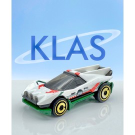 Hot Wheels Rally Speciale (White, Green & Red (Castrol)) 1/5 HW Track Champs - 2023-40/250 (Short Card) - COMES IN A KLAS CAR KEEPER PROTECTIVE COLLECTORS CASE - HKK37