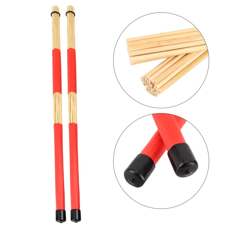 Drumstick Kit Rute Brush Damper Drum Set Musical Instrument Playing