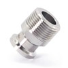 QiiMii 1/2" Tri Clamp Male Adapter to 3/4" BSPT Thread