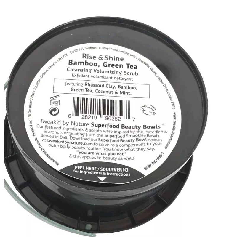 Tweak'd by Nature Cleansing Volumizing Scrub-Bamboo Green Tea, 16. oz.-