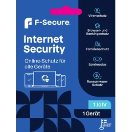 F-SECURE Internet Security 1 Gerät 1Jahr