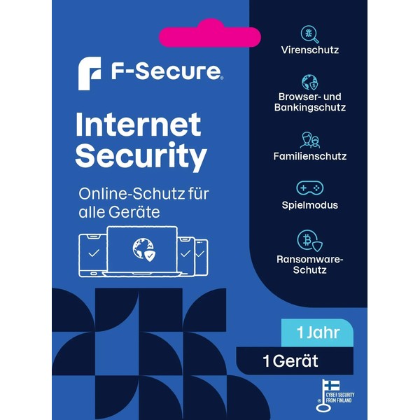 F-SECURE Internet Security 1 Gerät 1Jahr