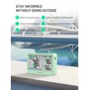 Solar Pool Thermometer with Indoor Display (Green)