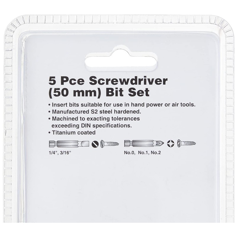 5PC Assorted BITS 50MM PC