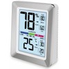 Technoline Modern Front, Coloured Display, Touch Sensor for Lighting, Silver