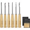 HAUTMEC Wood Carving Tools Set of 6, Wood Gouge Tools